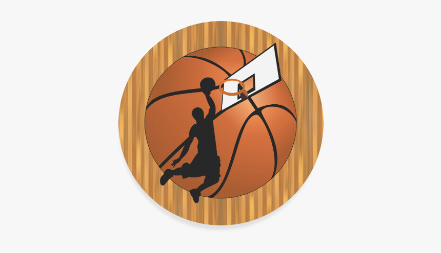 Slam Dunk Basketball Player Round Coaster, HD Png Download