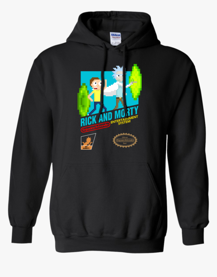 Rick And Morty Nes Cartridge With Logos T-shirt, HD Png Download