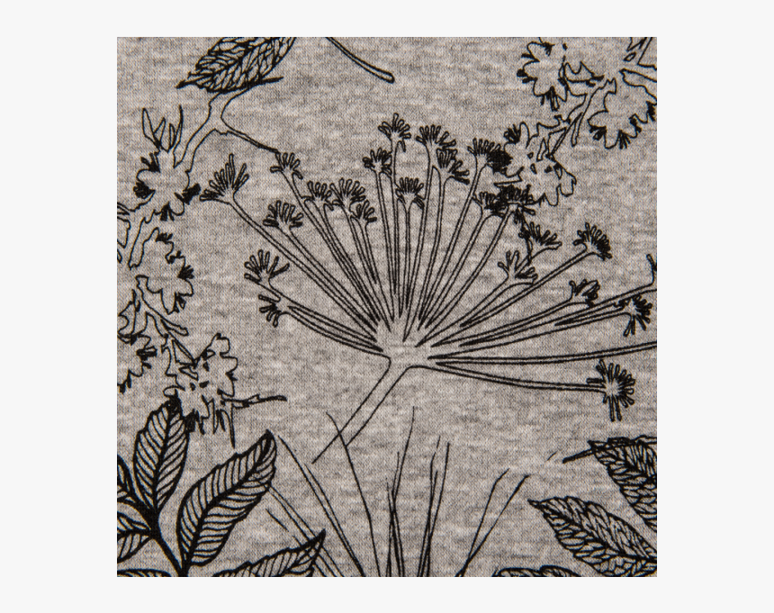 Cotton Fleece Jogging Printed Autumn Forest Grey, HD Png Download