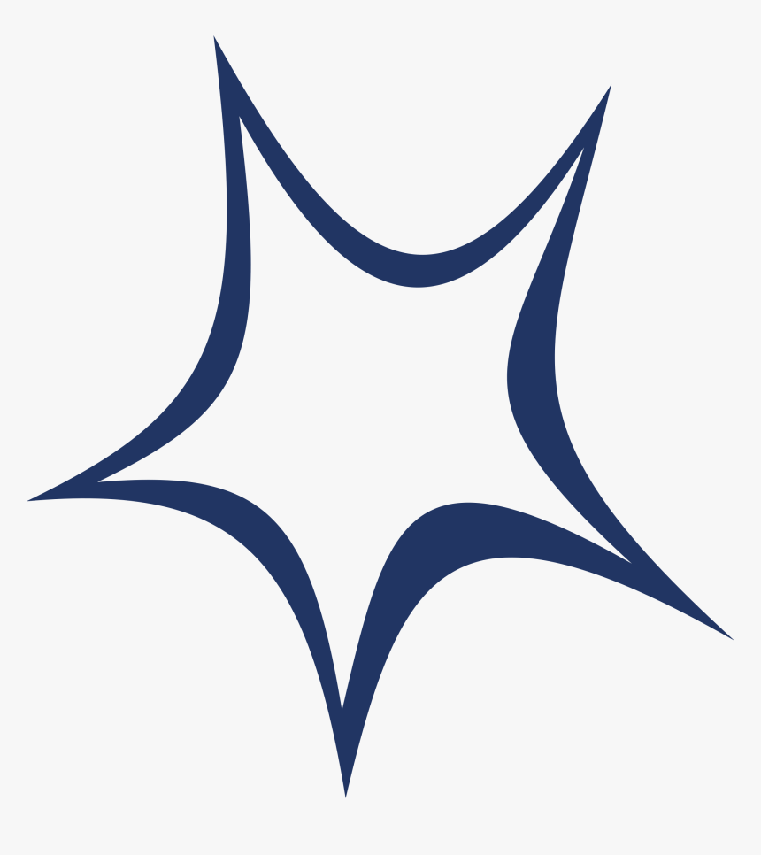 Simple Blue Star Clipart, Vector Clip Art Online, Royalty, HD Png Download