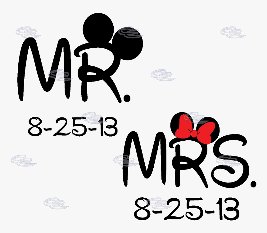 Transparent Mickey Mouse Wedding Clipart, HD Png Download