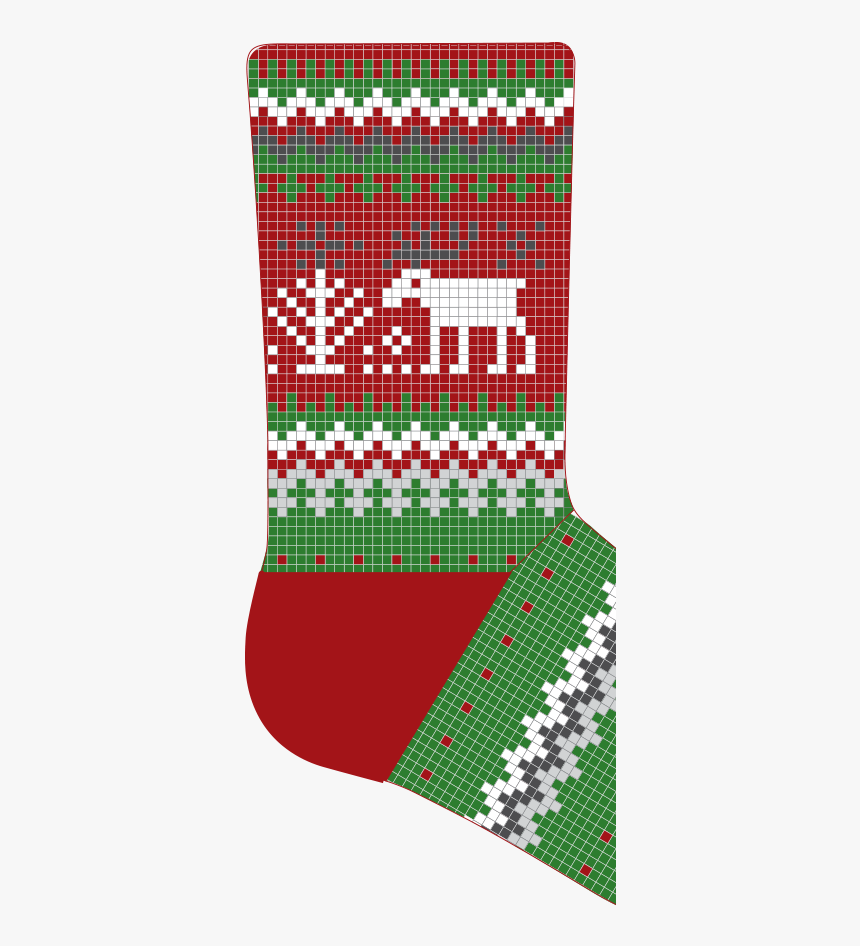 Christmas Stockings Diy Pattern
knitting Kit , Transparent, HD Png Download