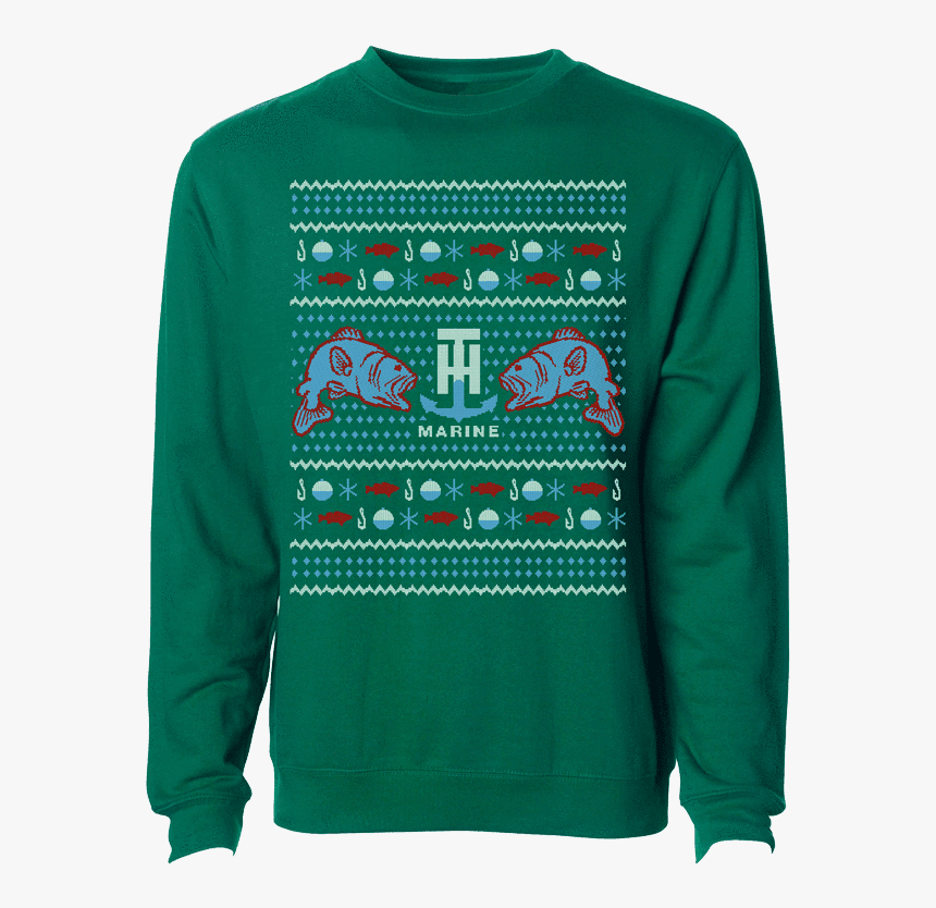 Bass Christmas Sweatshirt, HD Png Download