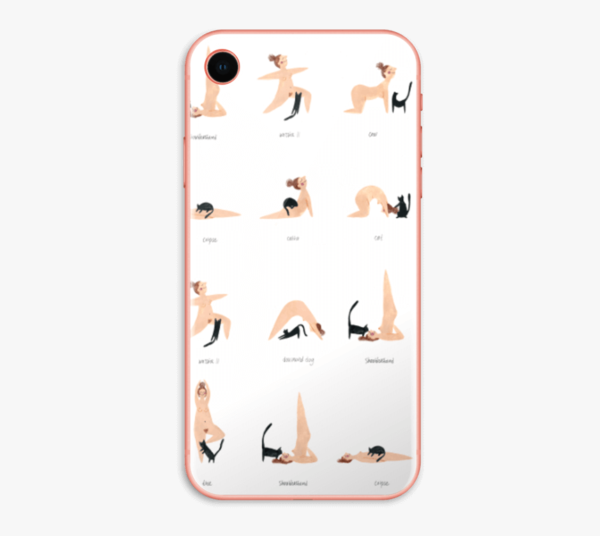 Happy Cat Skin Iphone Xr, HD Png Download