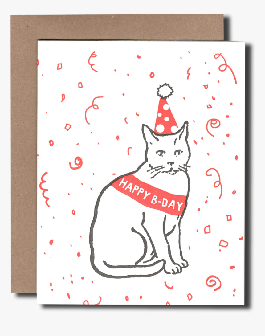 Cat Birthday, HD Png Download