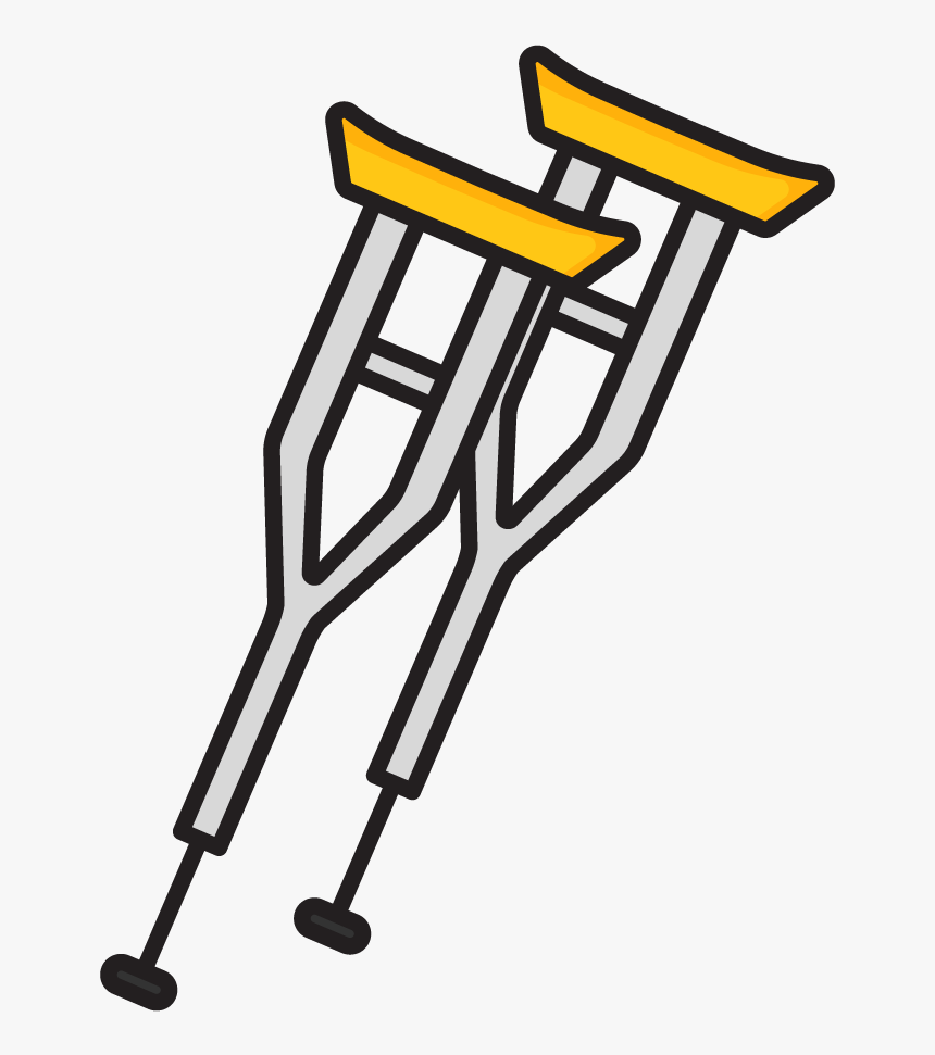 Transparent Crutches Png, Png Download