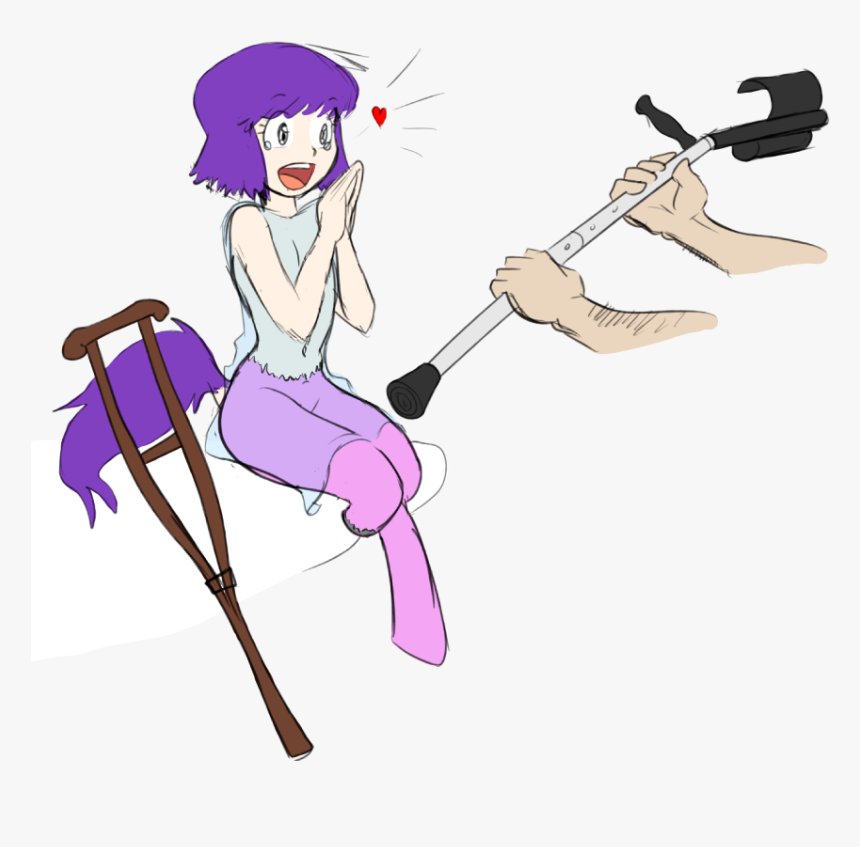 Crutches Png, Transparent Png