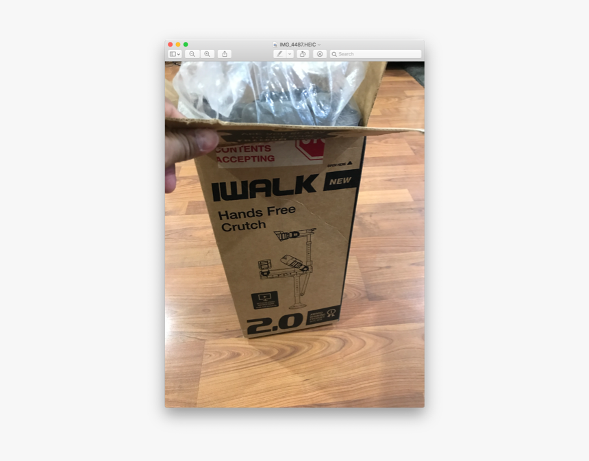 0 Hands Free Crutch, HD Png Download