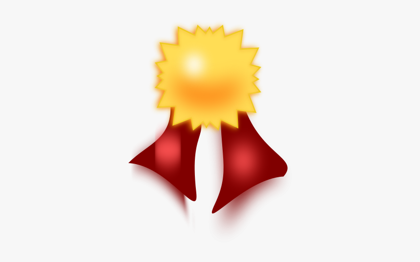 Gold/red Ribbon - Clipart For Achievements, HD Png Download
