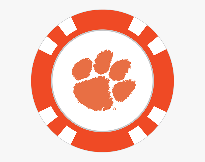 Clemson Tigers Poker Chip Ball Marker - Brighton High School Logo, HD Png Download