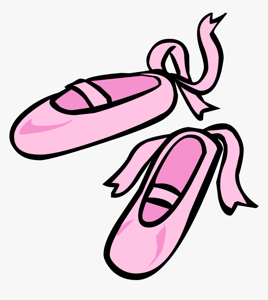 Pink Ballet Shoes Clipart, HD Png Download