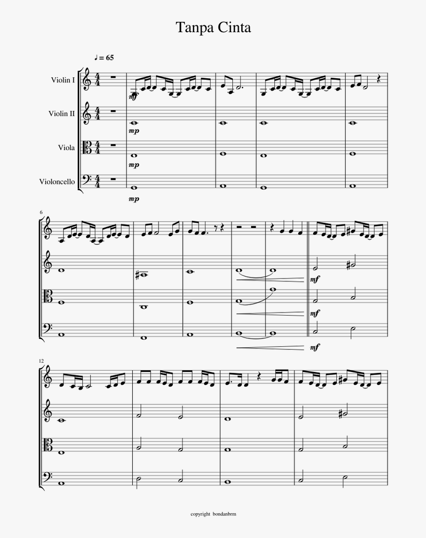 Conquistador Violin 2 Sheet Music, HD Png Download
