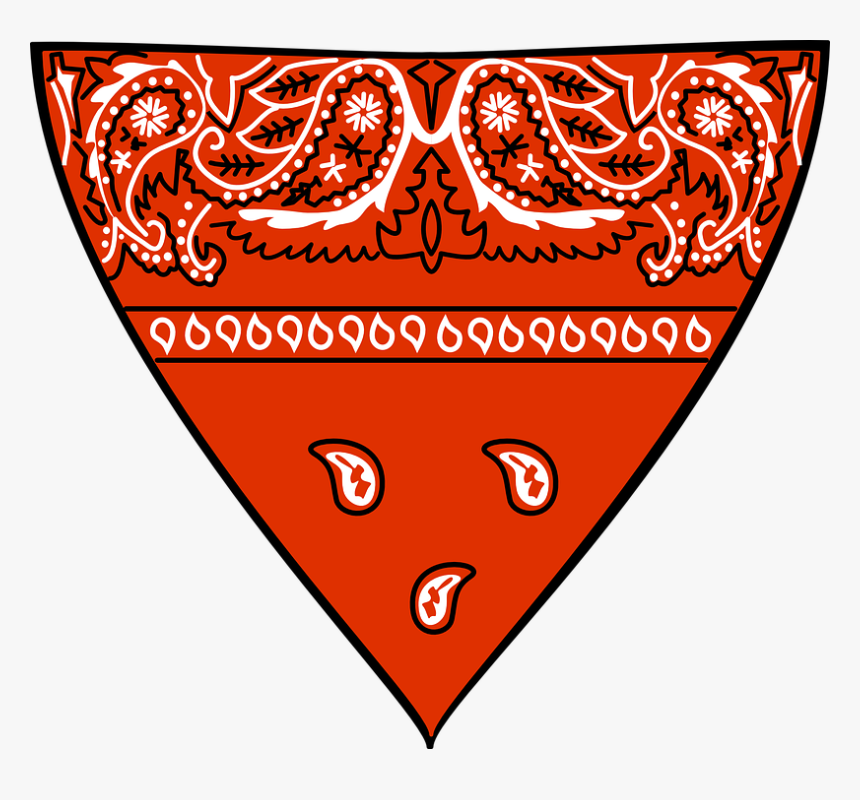 Bandana Scarf Photo Clipart - Blue Bandana Png, Transparent Png