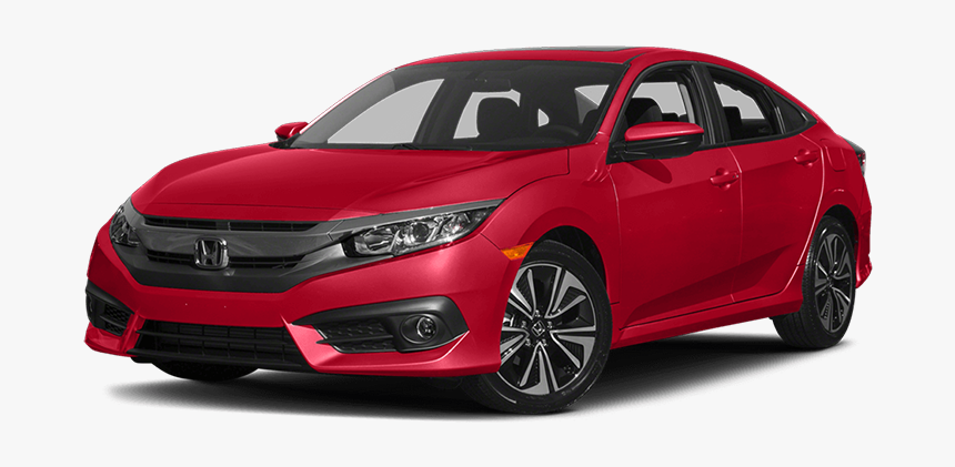 New 2018 Honda Civic Touring In Rallye Red Exterior - Honda Civic 2017 Blue Ex, HD Png Download