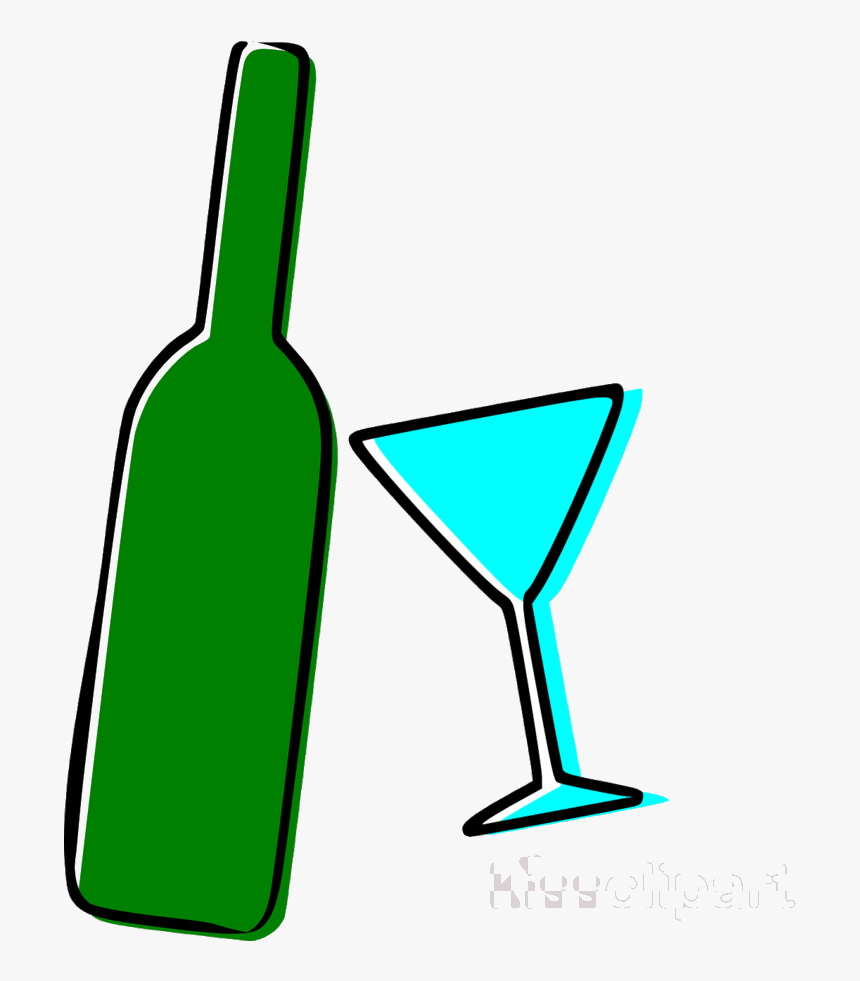 Alcohol Beer Drink Green Transparent Image Clipart - Alcohol Clipart, HD Png Download