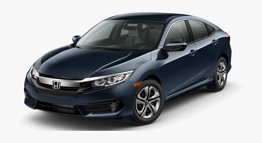 2017 Honda Civic 4 Door Black, HD Png Download