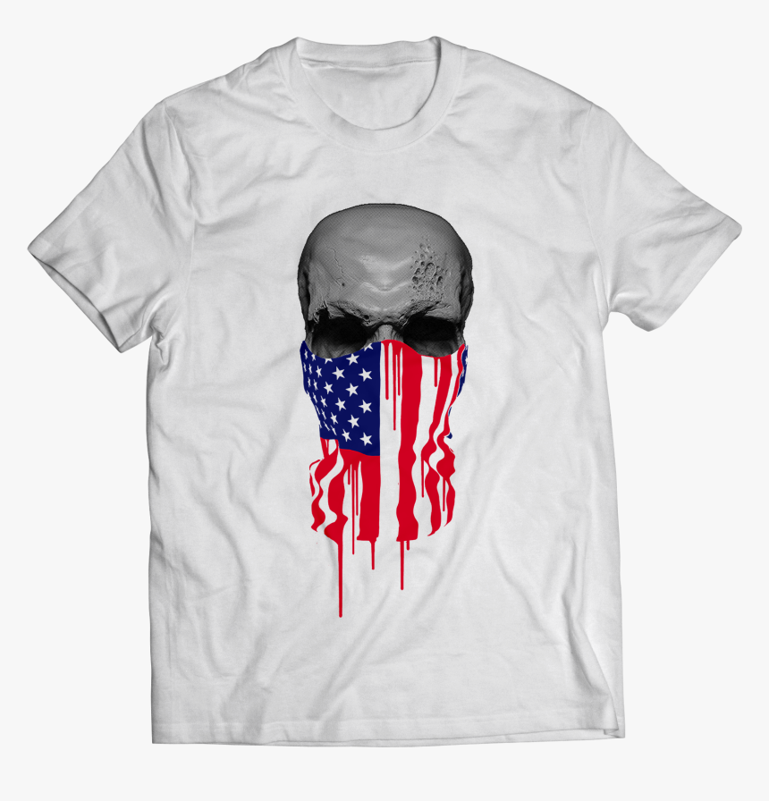 Skull Bandana Png - T-shirt, Transparent Png