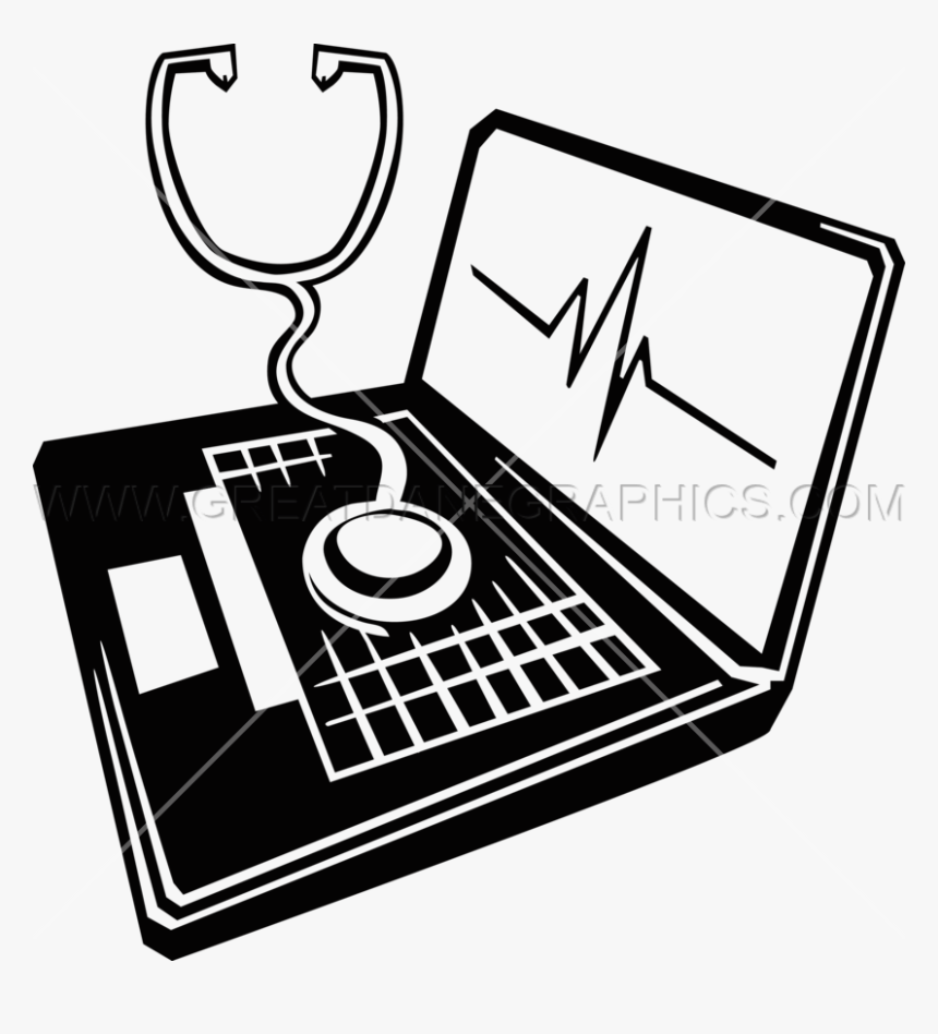 Shirt Clipart Stethoscope - Stethoscopes And Laptops, HD Png Download