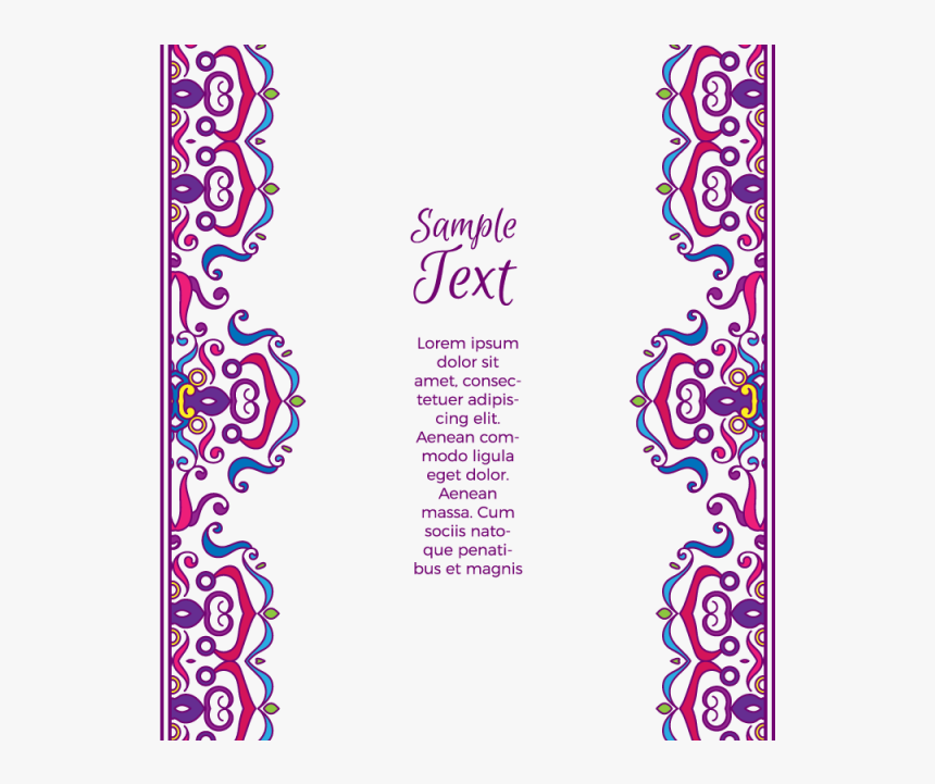 Transparent Circle Frame Vector Png - Vector Vintage Frame Png, Png Download