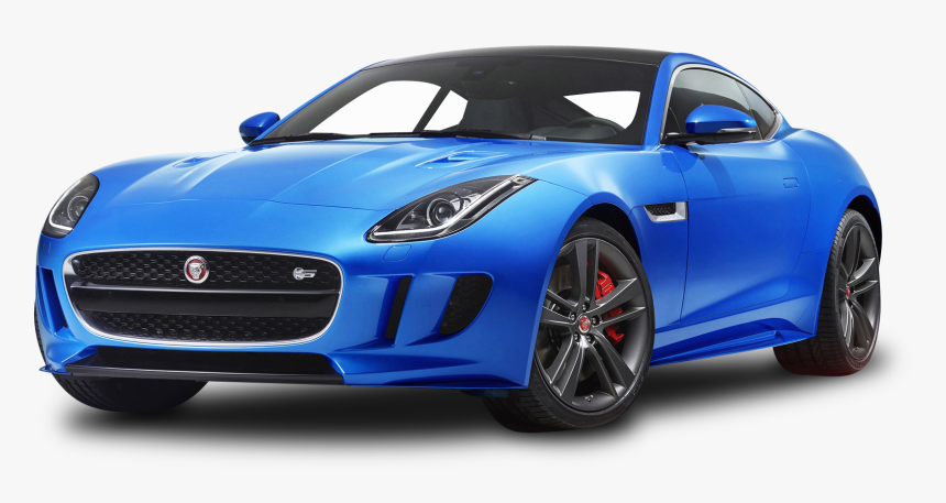 Sports Car Png - Jaguar F Type 2017 Blue, Transparent Png