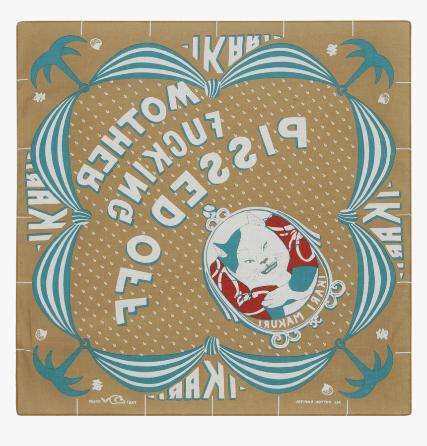 Color Bandana, Beige, Hi-res - Illustration, HD Png Download