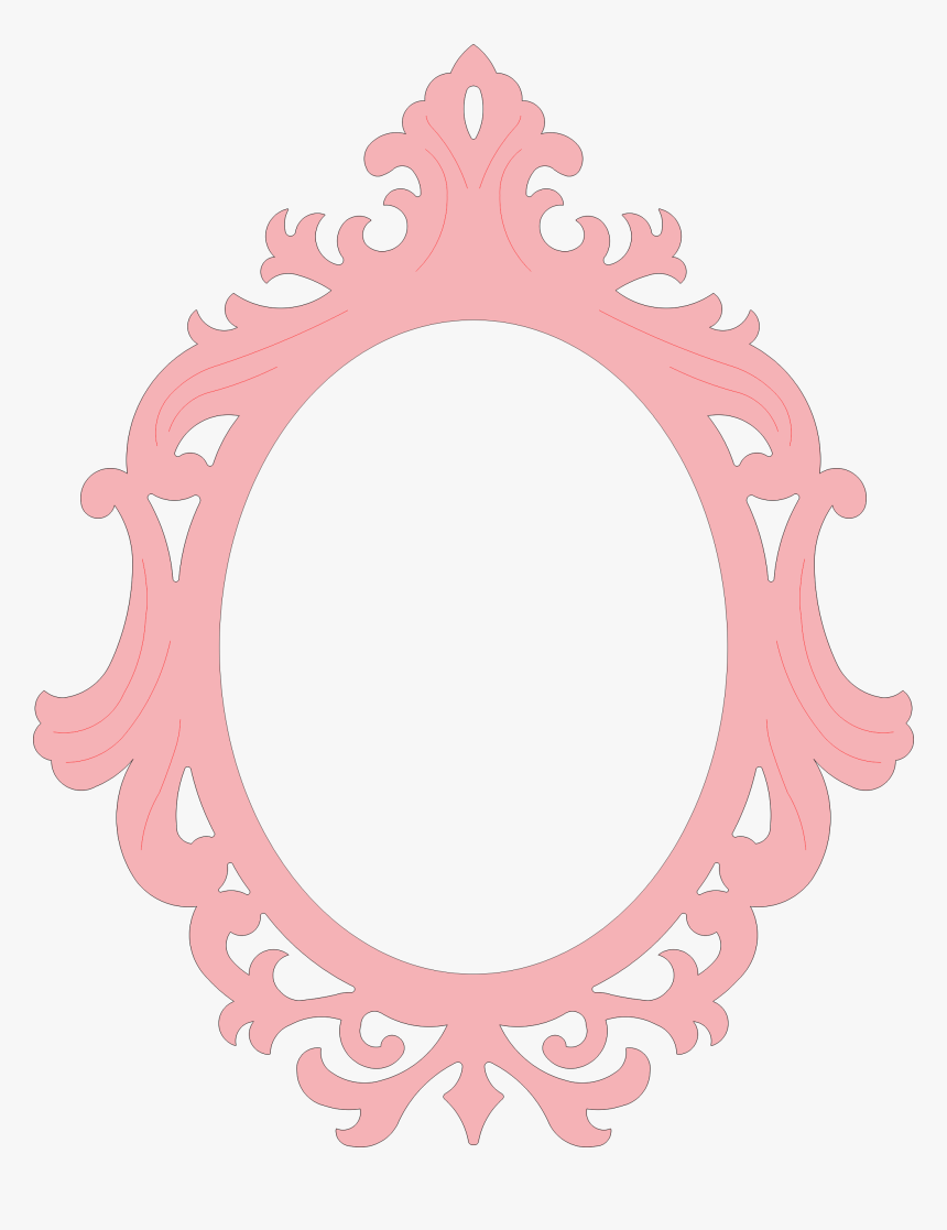 Mirror Frame Laser Cut Template Free Vector - Laser Cut Frames Templates, HD Png Download