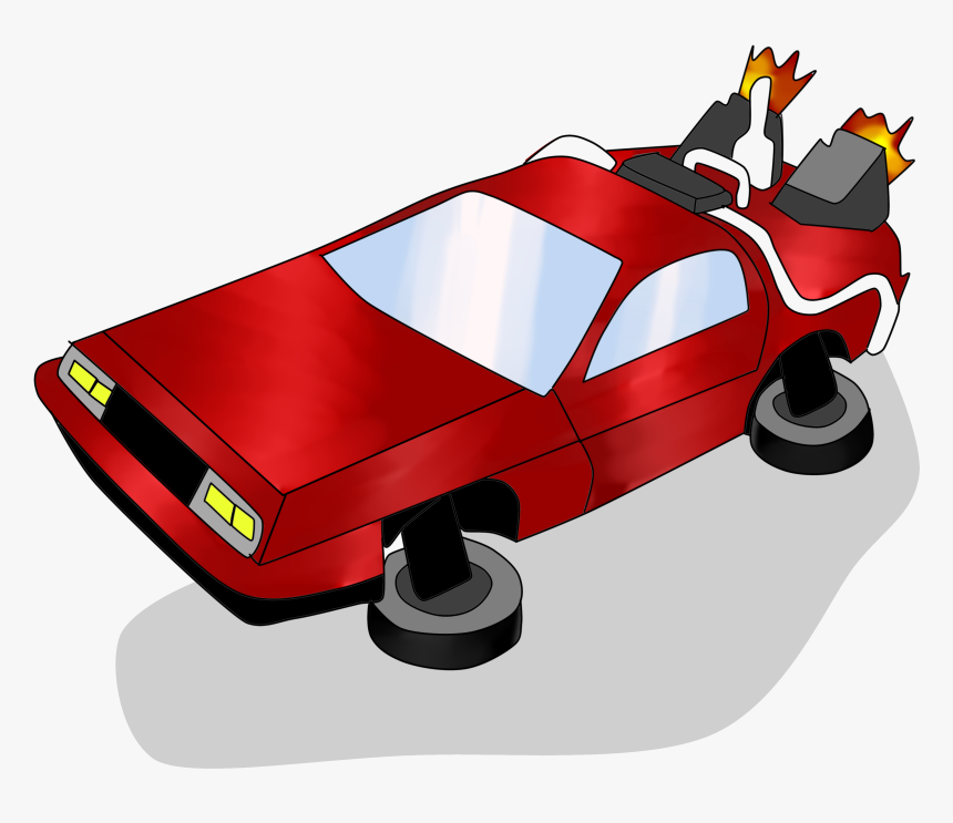 Clip Art Stock Techflourish Collections Flashback Clip Art Flying Car