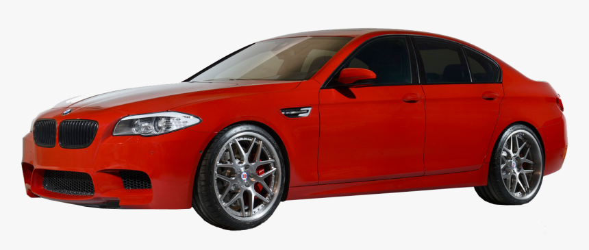 Bright Red Bmw Car Transparent Background Png Image - Red Car Transparent Background, Png Download