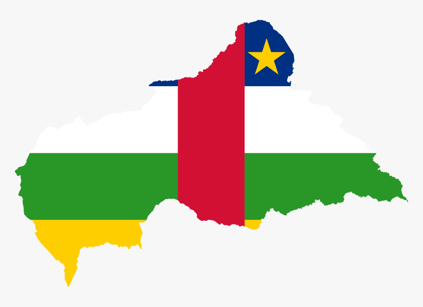Transparent Africa Clipart - Central African Republic Country Flag, HD Png Download