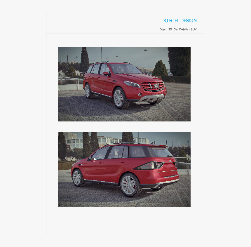 3d Generic Suv Model, HD Png Download