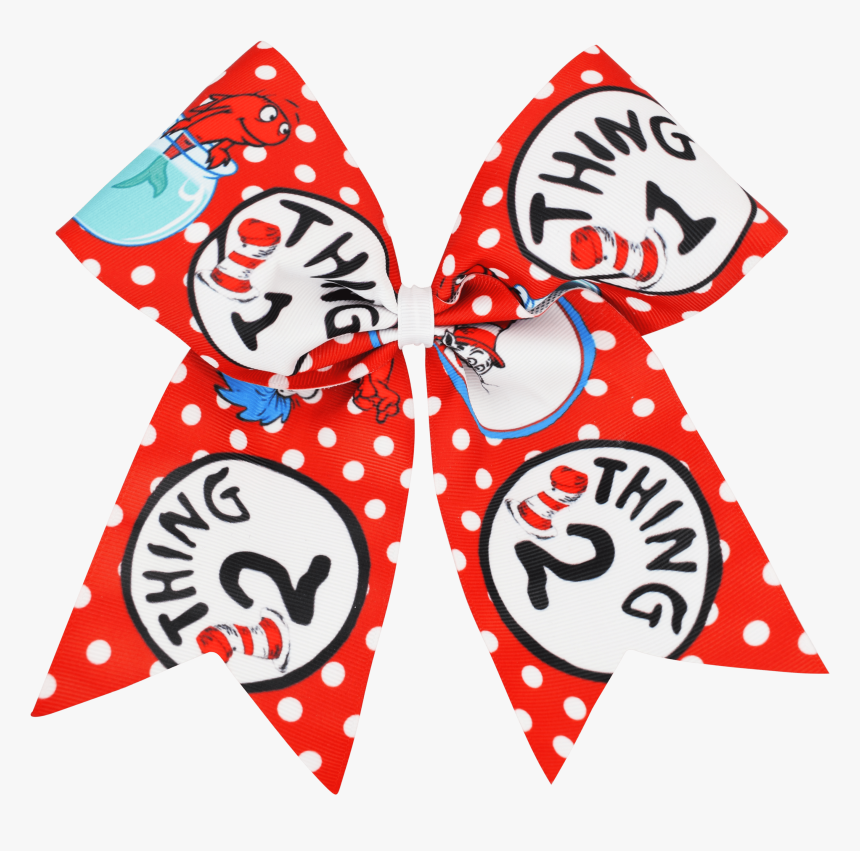 Home / Accessories / Bows & Headwear / Patterned Bows - Thing 1 And Thing 2, HD Png Download