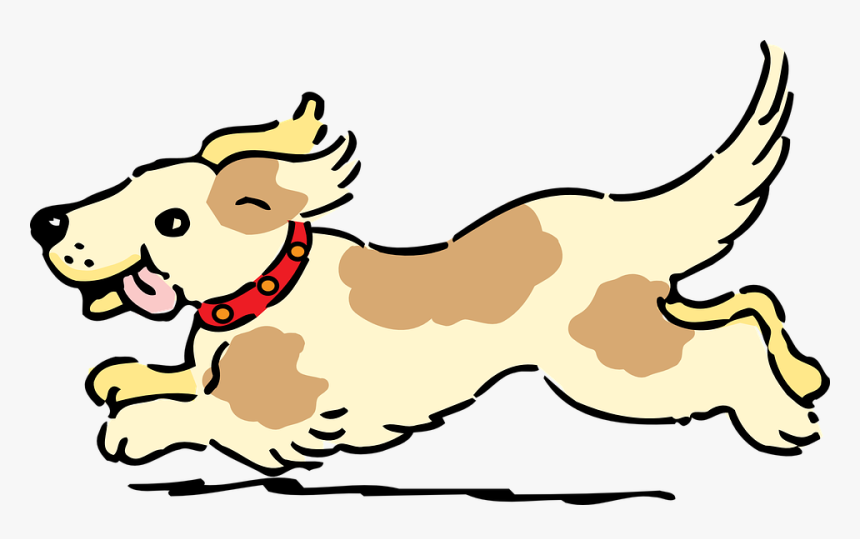 Dog Clipart - Dog Runs Clipart, HD Png Download