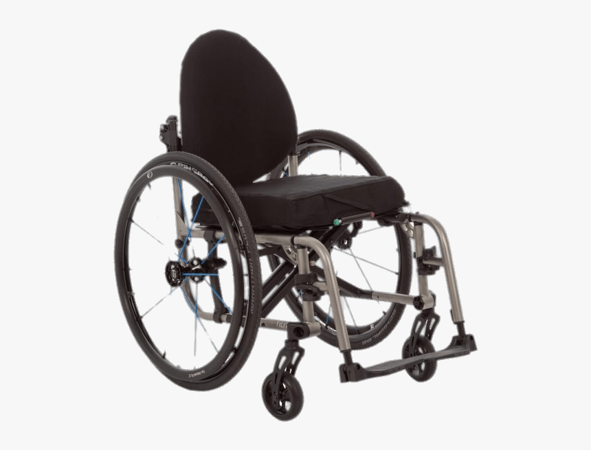 Wheelchair With Rounded Back - Tilite Titanium Folding Wheelchair, HD Png Download