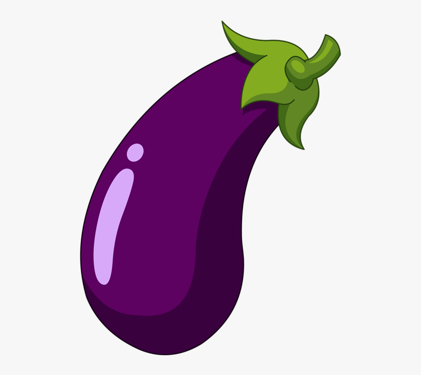 Cartoon Royalty Free Clip - Cartoon Picture Of Eggplant, HD Png Download