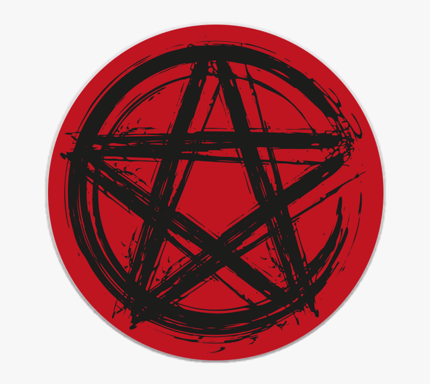 Topsocket O Mundo Sombrio De Sabrina - Painted Pentagram, HD Png Download