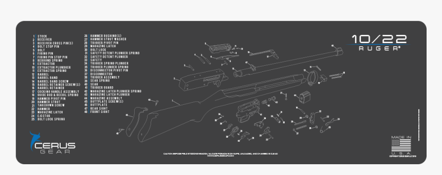 Ruger 10/22® Rifle Promat - Input Device, HD Png Download