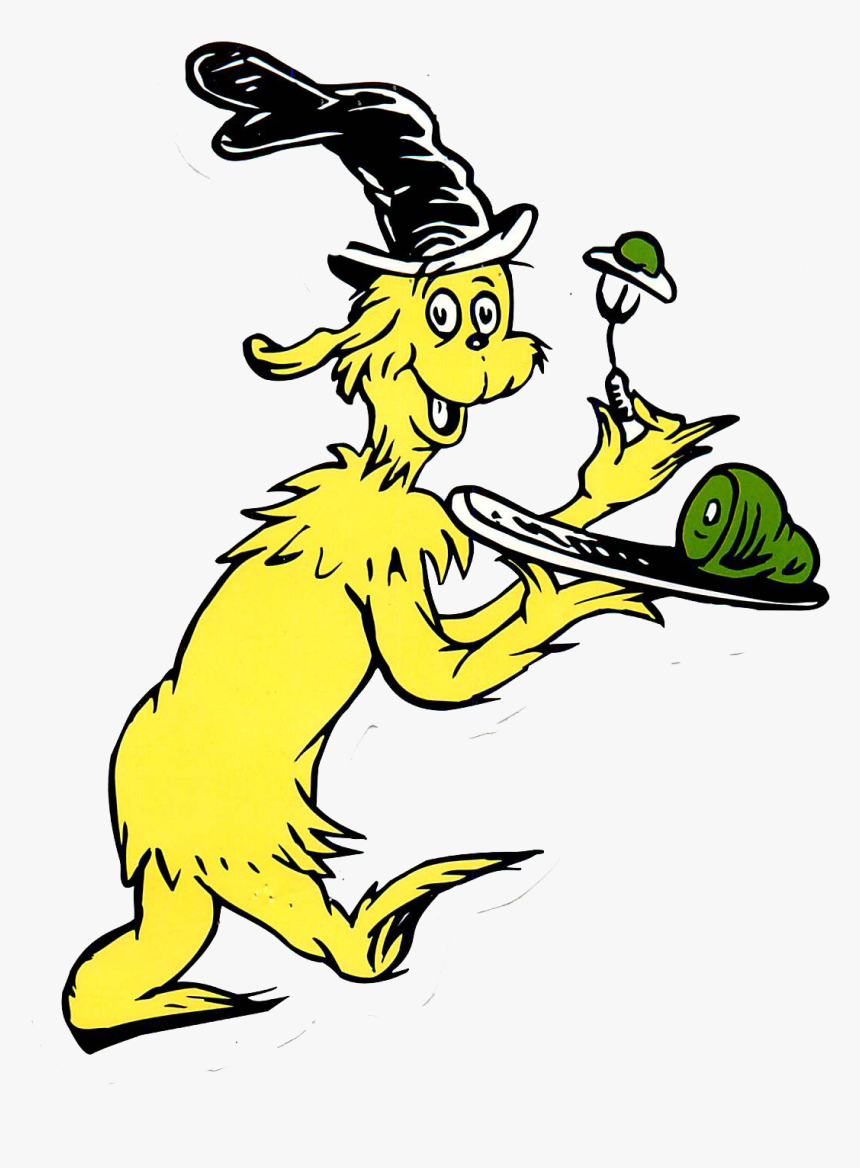 Seuss Free Clip Art - Green Eggs And Ham Book Art, HD Png Download