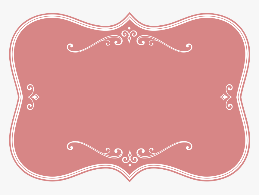 Label Frame Png - Bunco Night, Transparent Png