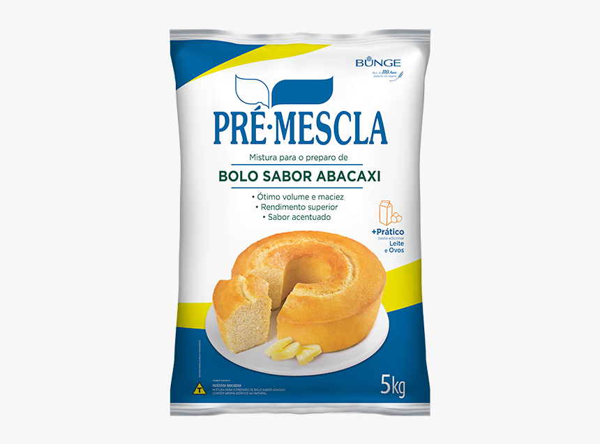 Pré Mistura Pré-mescla Bolo De Abacaxi - Cake, HD Png Download