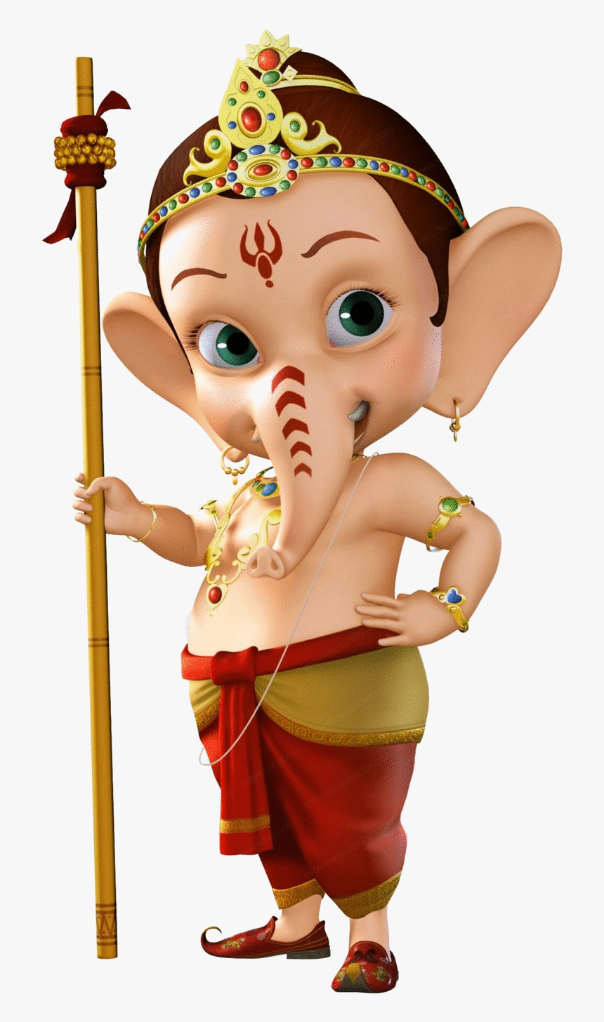 Lord Ganesh Png Pics - Child Ganesh, Transparent Png