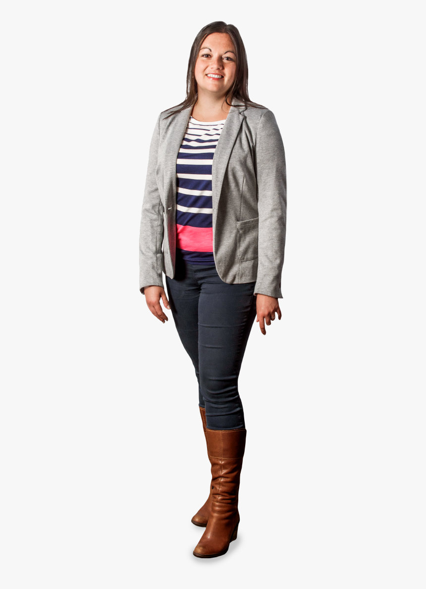 Jemma Hardy - Leather Jacket, HD Png Download