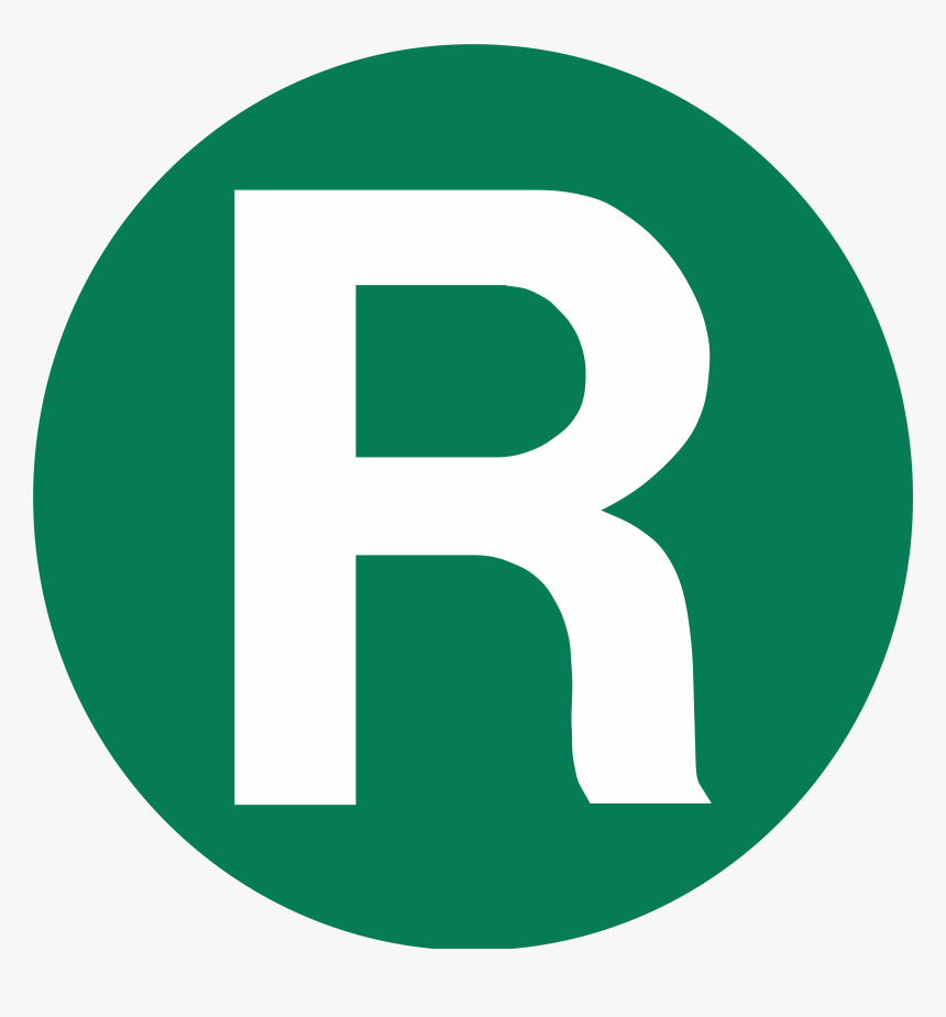 Logo R-bahn Vgn - Logo R In Circle, HD Png Download