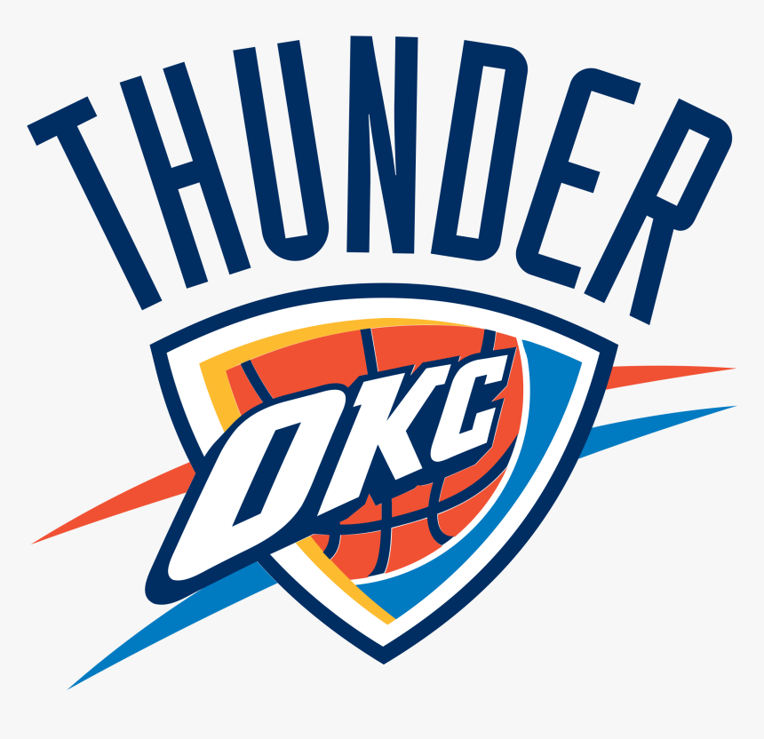 Oklahoma City Thunder Logo Transparent - Oklahoma City Thunder Logo Png, Png Download