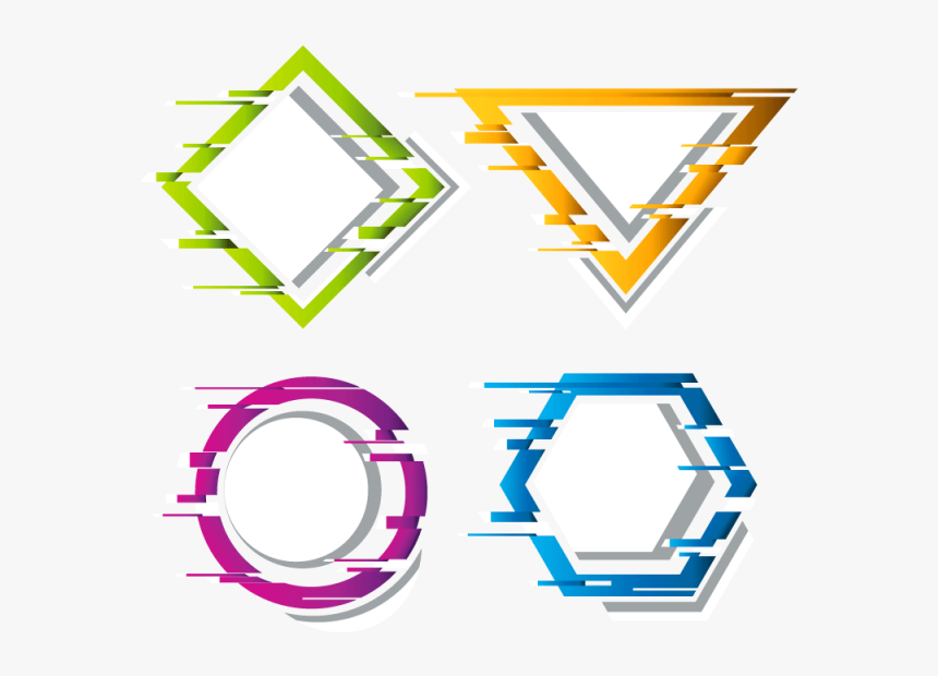 Label Banner Shapes Art Shape Frame Png And Vector Background