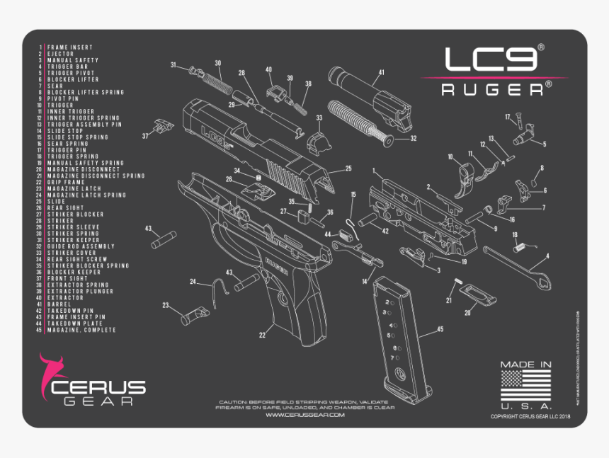 Ruger Lc9s Trigger Sear Spring, HD Png Download