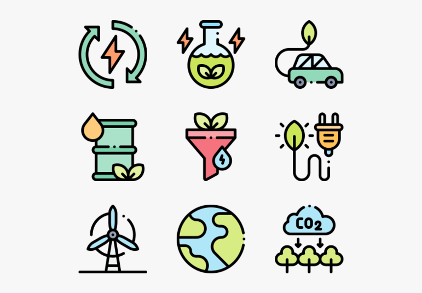 Renewable Energy Pictogram Png, Transparent Png