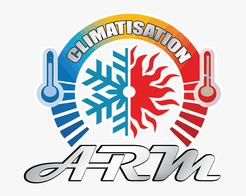 Climatisation A - R - M - - Heating And Cooling Symbol - Ac And Heating Logo, HD Png Download