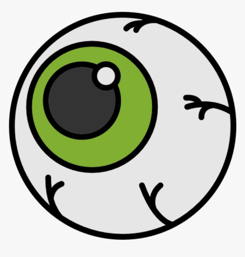 #ftestickers #eye #eyeball #halloween #scary #horror - Horror Eye Of Cartoon, HD Png Download