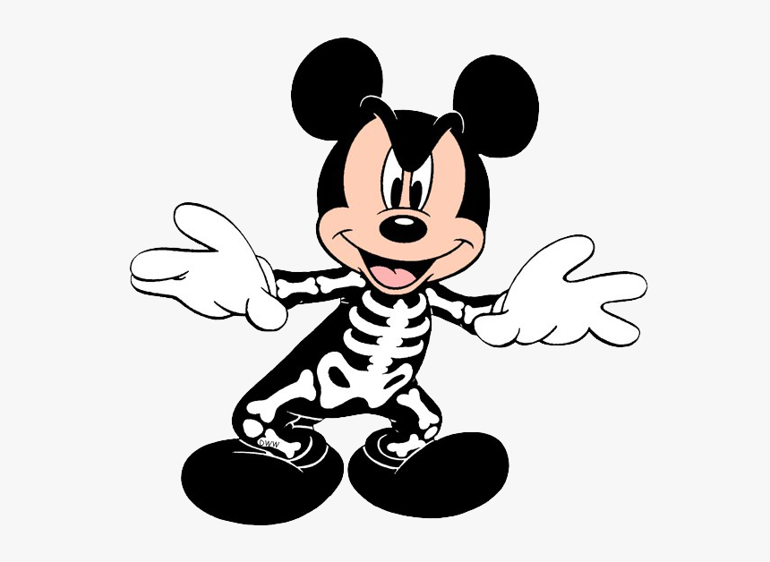 Mickey Mouse Halloween Png Image Background - Mickey Mouse Halloween Clipart, Transparent Png