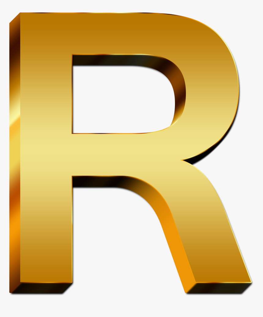 Letter R Png Www Pixshark Com Images Galleries With - Gold Letter R Png, Transparent Png